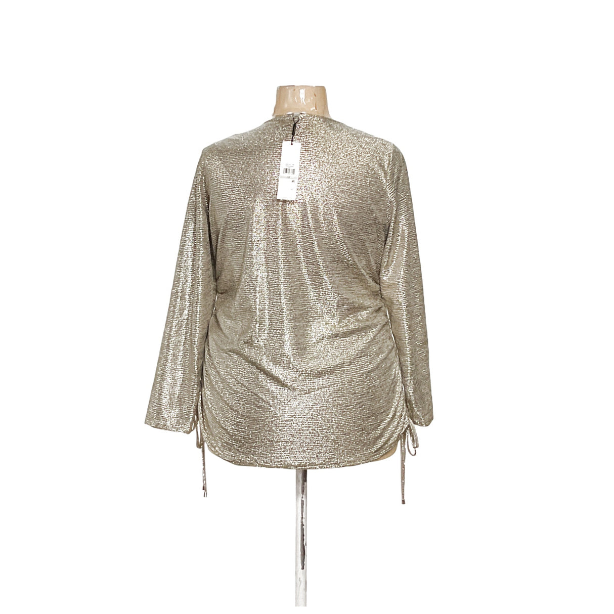 Calvin Klein Gold Polyester Blouse - Women's 1X