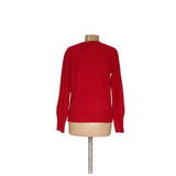 LOFT Red Acrylic Pullover Sweater - Women's XS