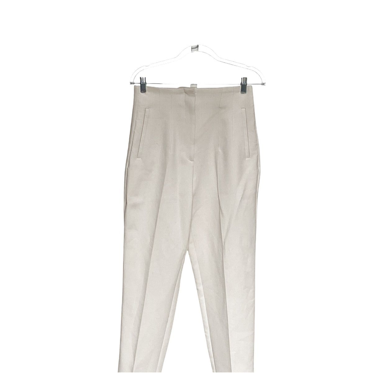 ZARA Women's Cream Tapered Pants - Size M