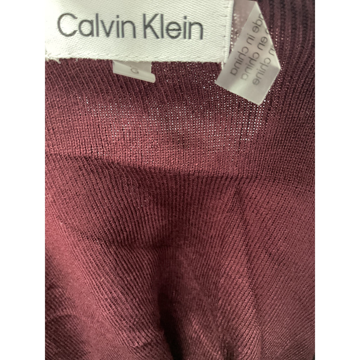 Calvin Klein Purple Rayon Blouse - Women's L