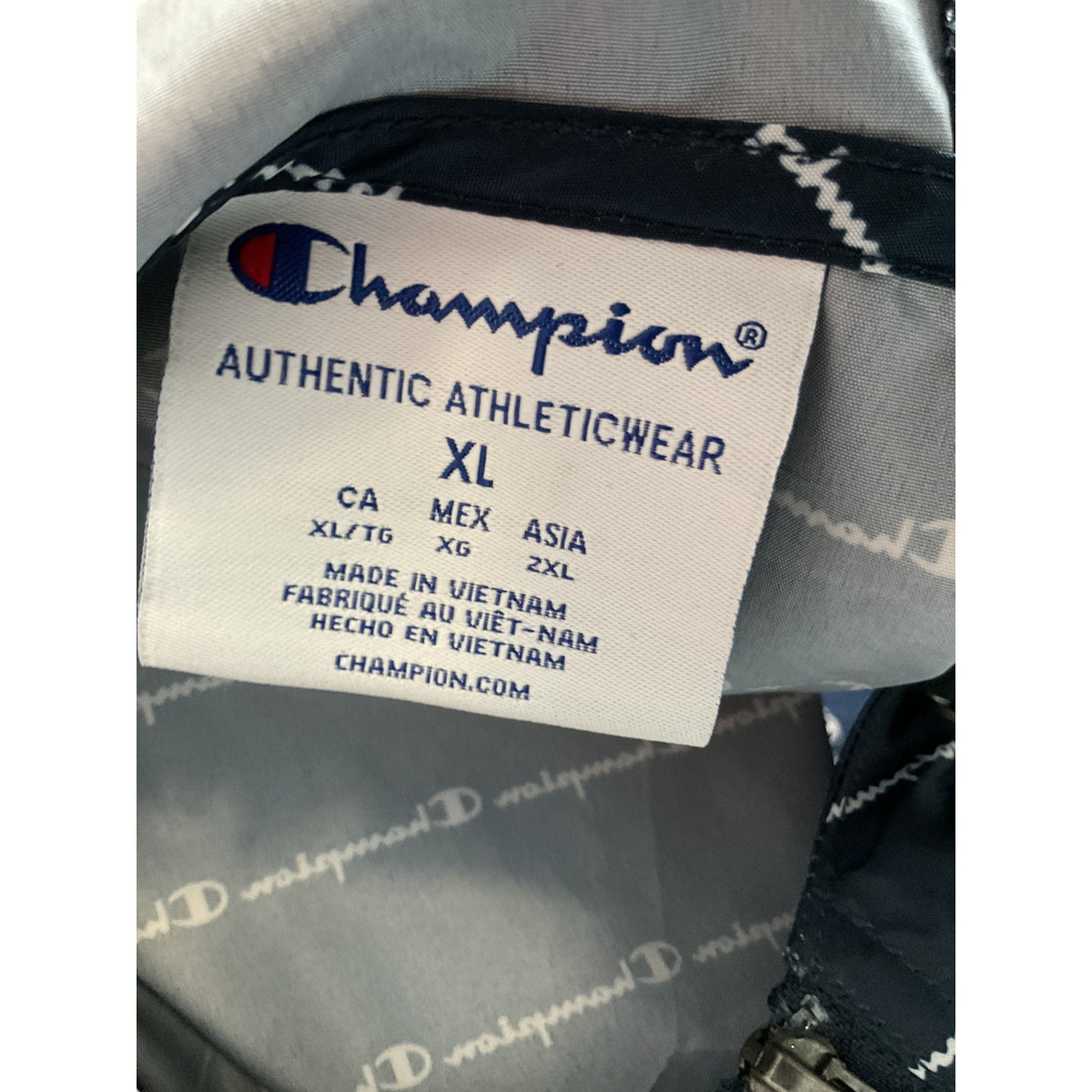 Champion Multicolor Windbreaker Jacket XL