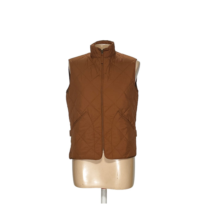 J. Crew Brown Cotton Women's Vest - Size M