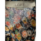 LOFT Multicolor Floral Blouse