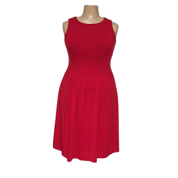 Talbots Red A-Line Dress - Size 12