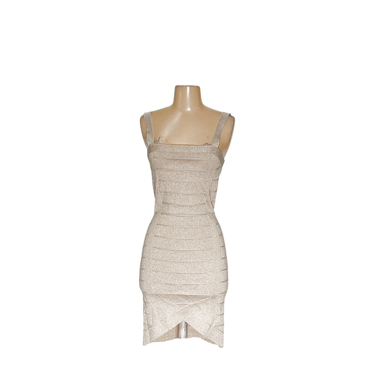 GUESS Beige Sheath Dress - Size M