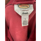 Talbots Red Cotton Women's Basic Jacket L