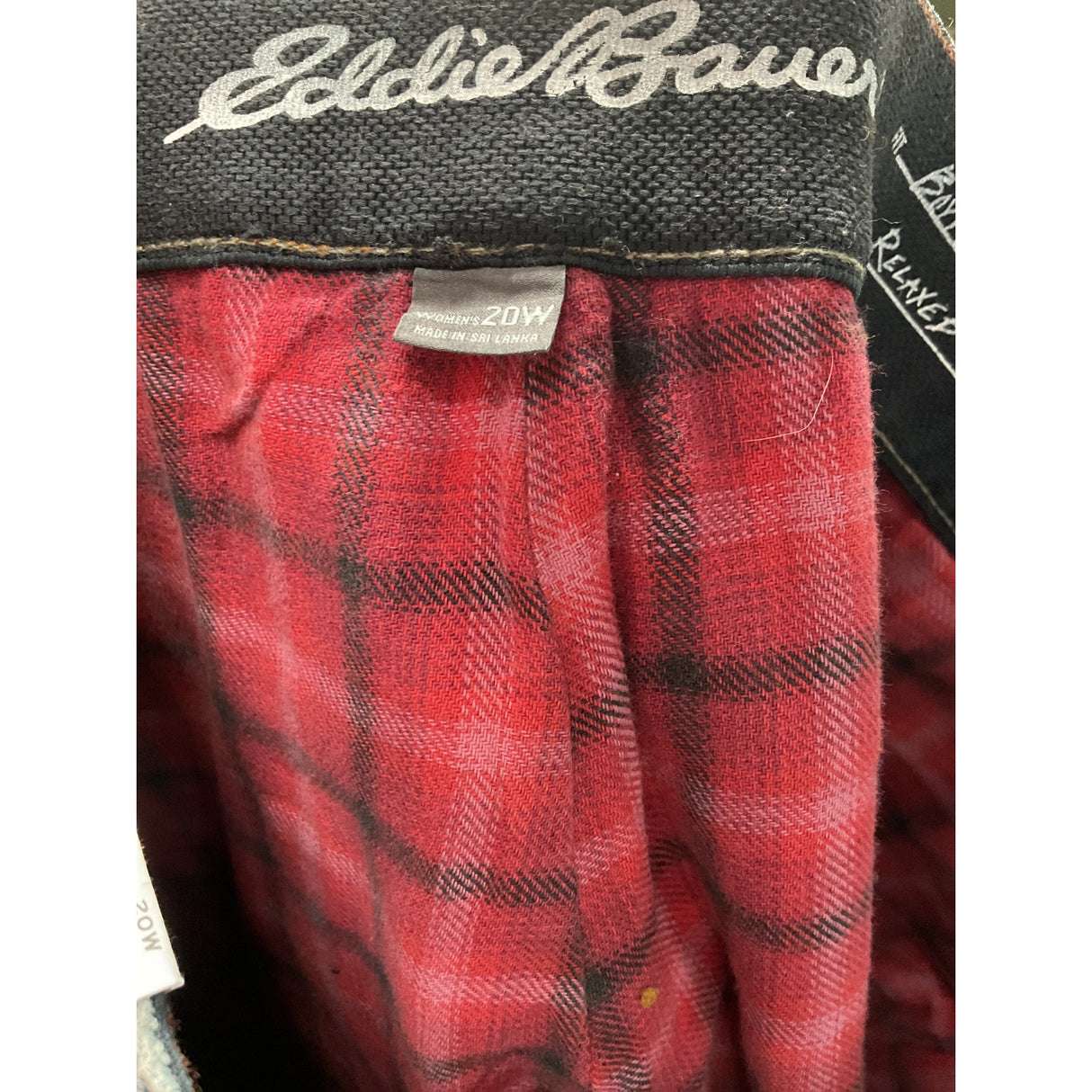 Eddie Bauer Plus Size Blue Ankle Jeans