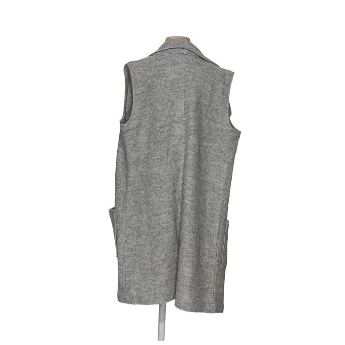 Tahari Gray Wool Vest - Women's M