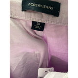 J. Crew Purple Straight Leg Crop Jeans Size 26