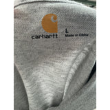 Carhartt Men's Light Gray Polo - Size L