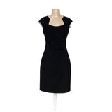 Calvin Klein Black Midi Sheath Dress - Size 4