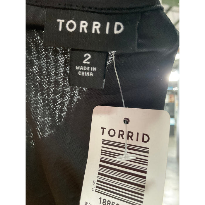 Torrid Black Polyester Blouse