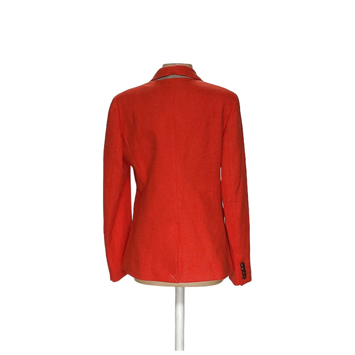 J. CREW Orange Wool Blazer - Women's Size 14