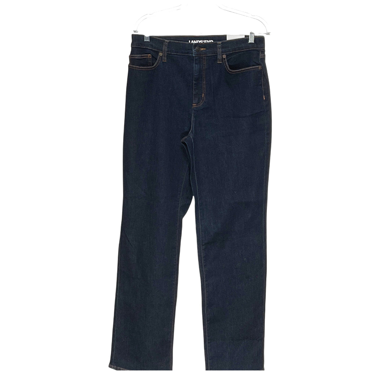 Lands' End Straight Blue Jeans