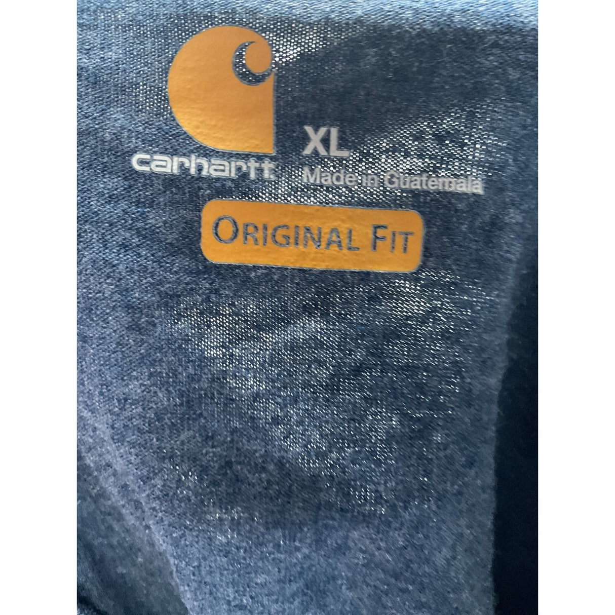 Men's Carhartt Blue XL Cotton T-Shirt