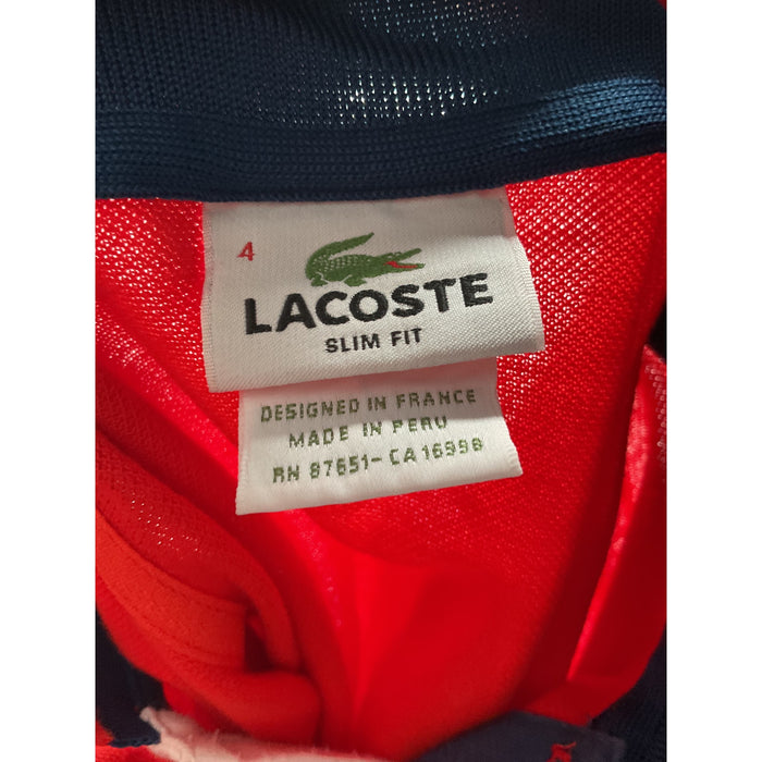 LACOSTE Red Polo - Men's 4