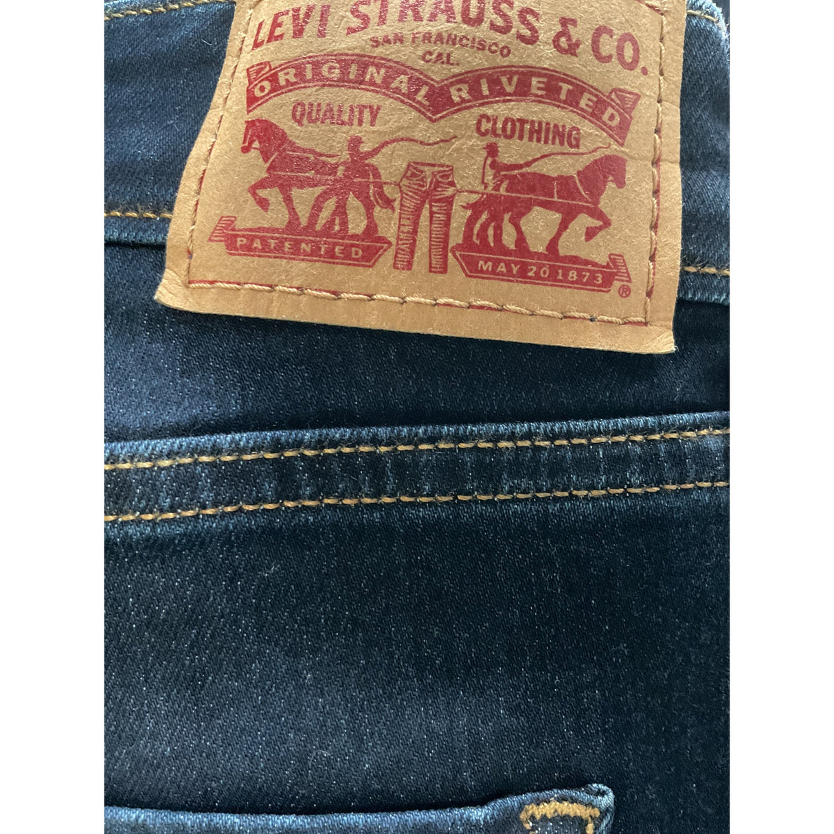 Levi's Women's Blue Bermuda Shorts