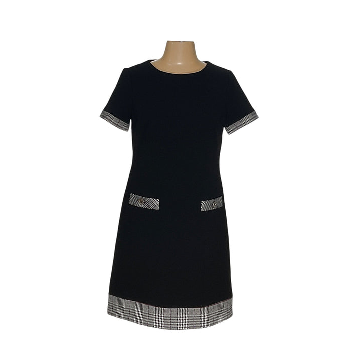 Tommy Hilfiger Black A-Line Midi Dress