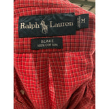 Ralph Lauren Men's Red Button-Up Shirt