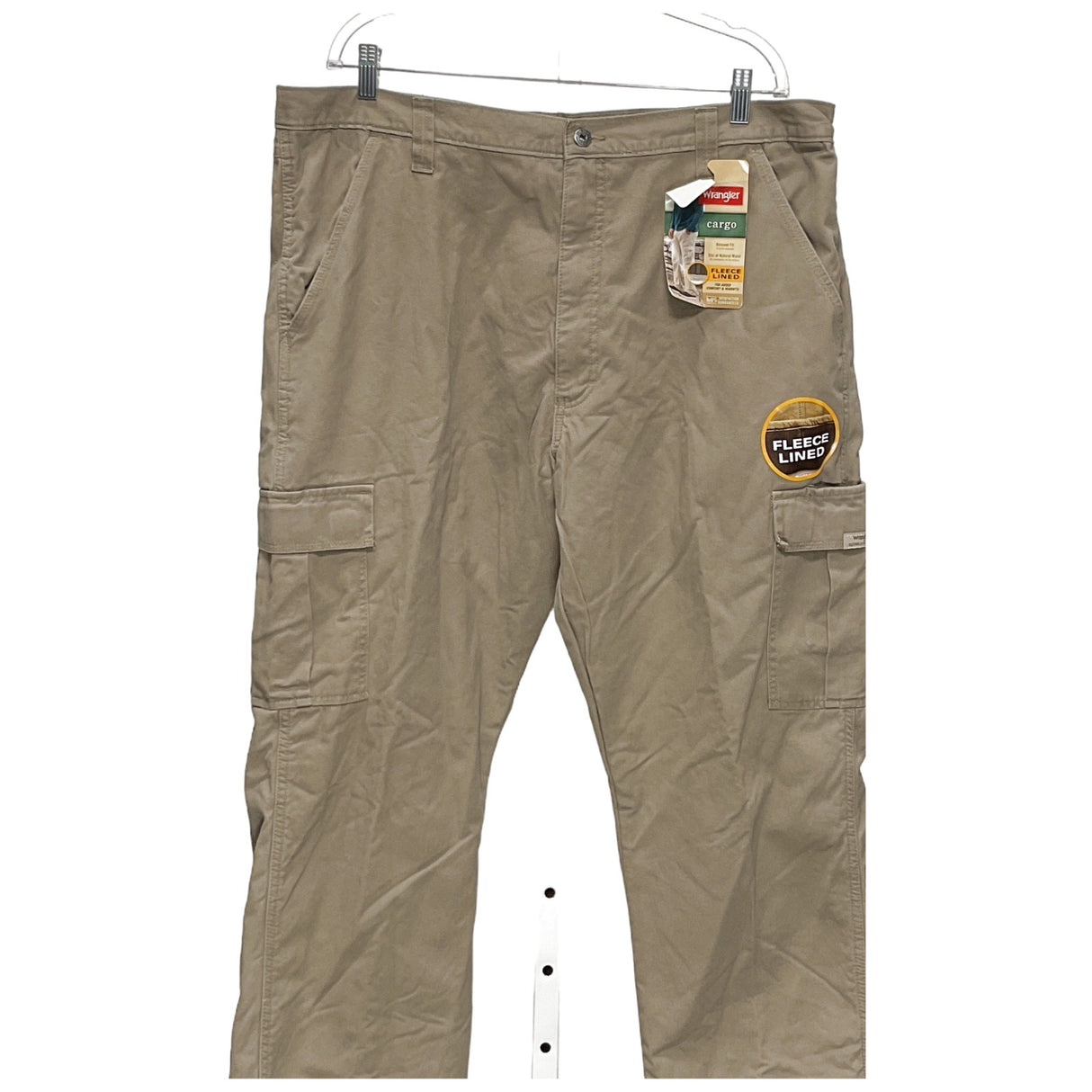 Wrangler Men's Brown Big & Tall 40x30 Ankle Pants