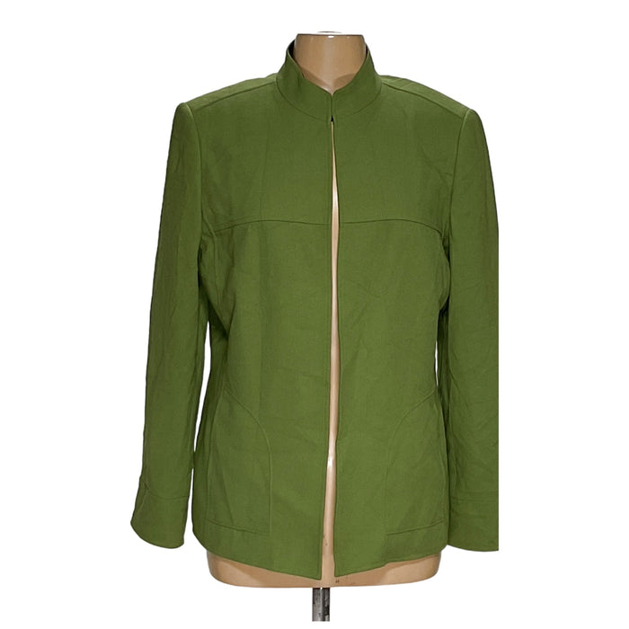 Tahari Green Basic Jacket - Size 14