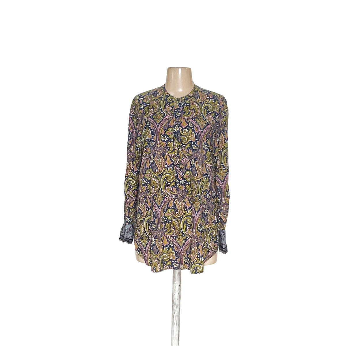 LOFT Multi Paisley Rayon Blouse