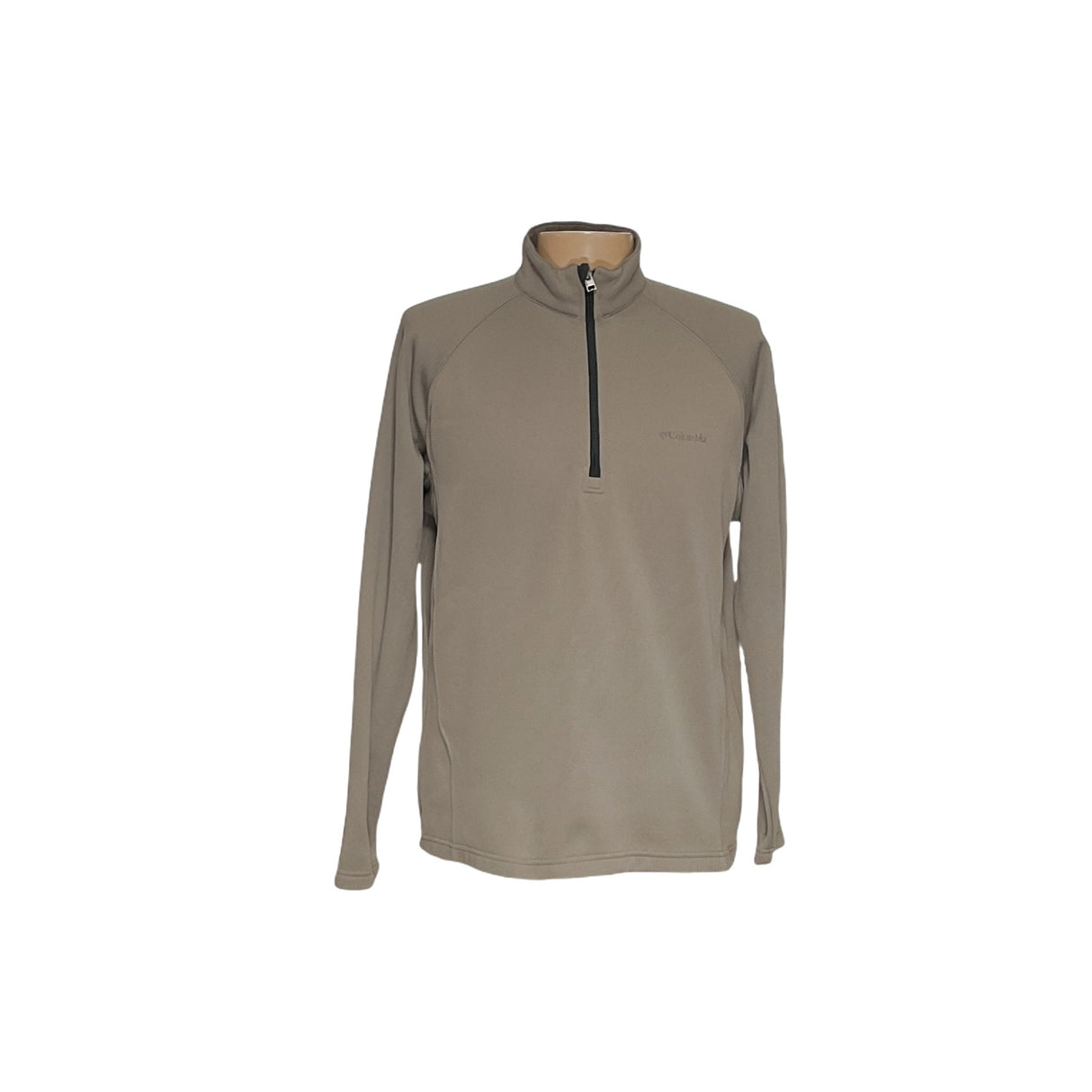 Columbia Men's Beige Henley Sweater