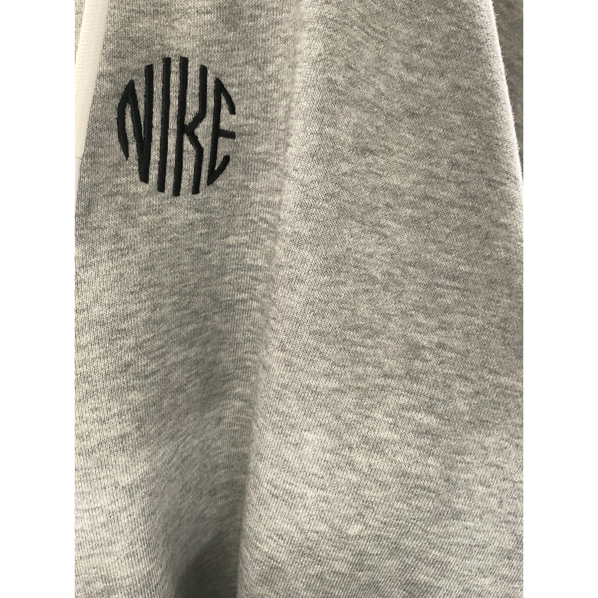 Nike Gray Cotton Hoodie for Women