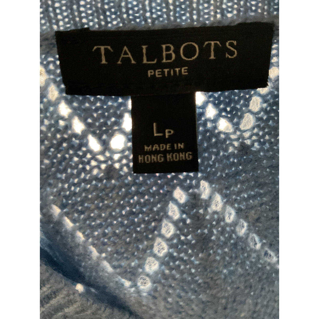 Talbots Blue A-Line Knit Dress - Lp