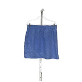 J. CREW Blue Cotton A-Line Skirt - Size 10