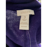 Chico's Purple Cotton Cardigan 3