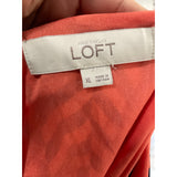 LOFT Women's Multicolor Blouson Dress XL