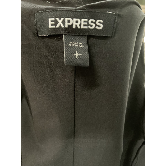 Express Women's Black Polyester Blouse - Size L