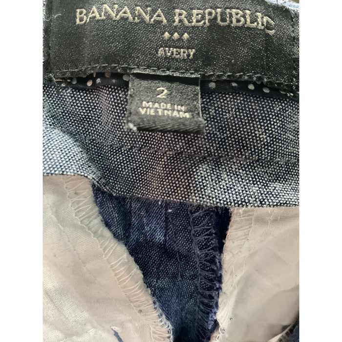 Banana Republic Blue Ankle Pants - Women's Size 2