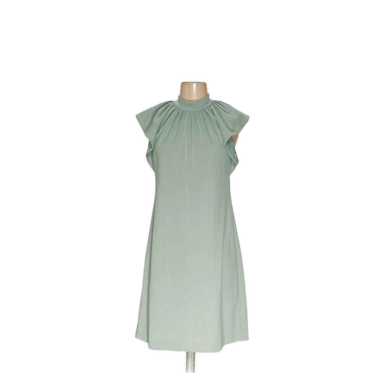 Calvin Klein Green Shift Midi Dress - Size 4