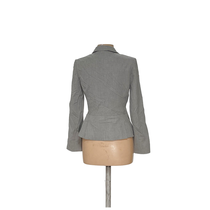 LOFT Women's Gray Blazer, Size 4