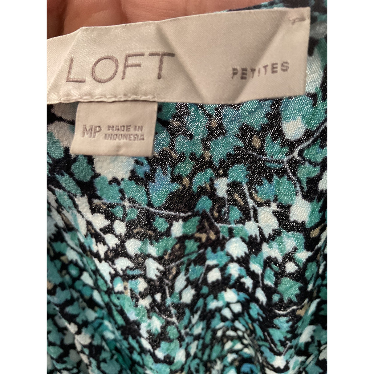 LOFT Multicolor Rayon Blouse