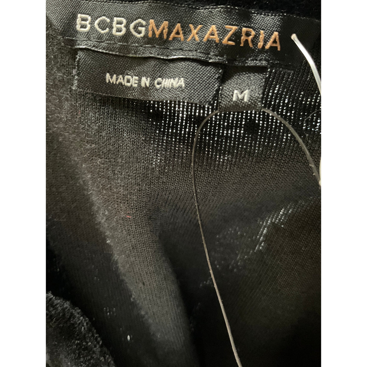 BCBGMAXAZRIA Black Sequin Hoodie