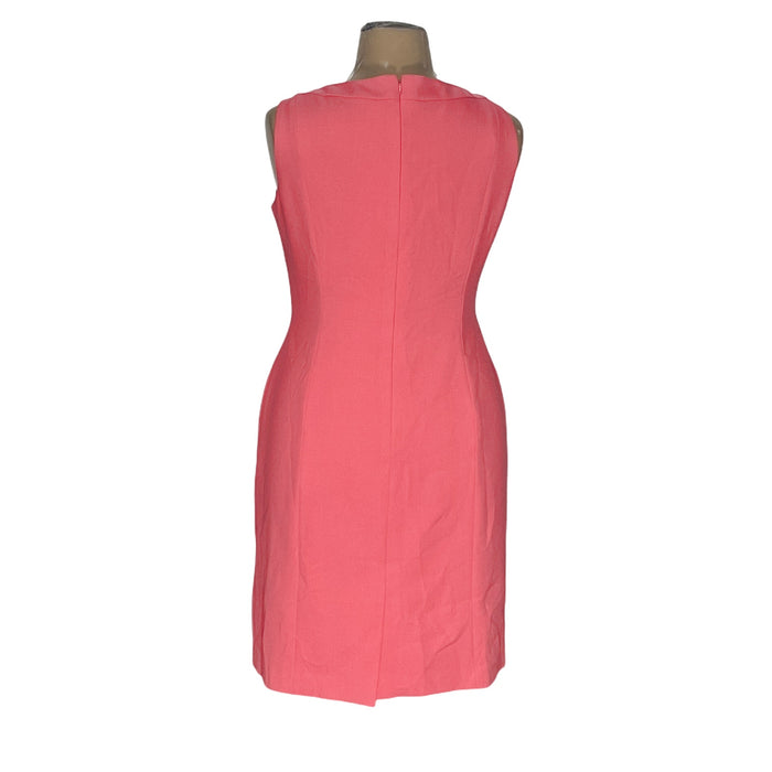 Tahari Pink A-Line Midi Dress, Size 12