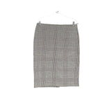 Tahari Black Plaid A-Line Skirt - Size 10