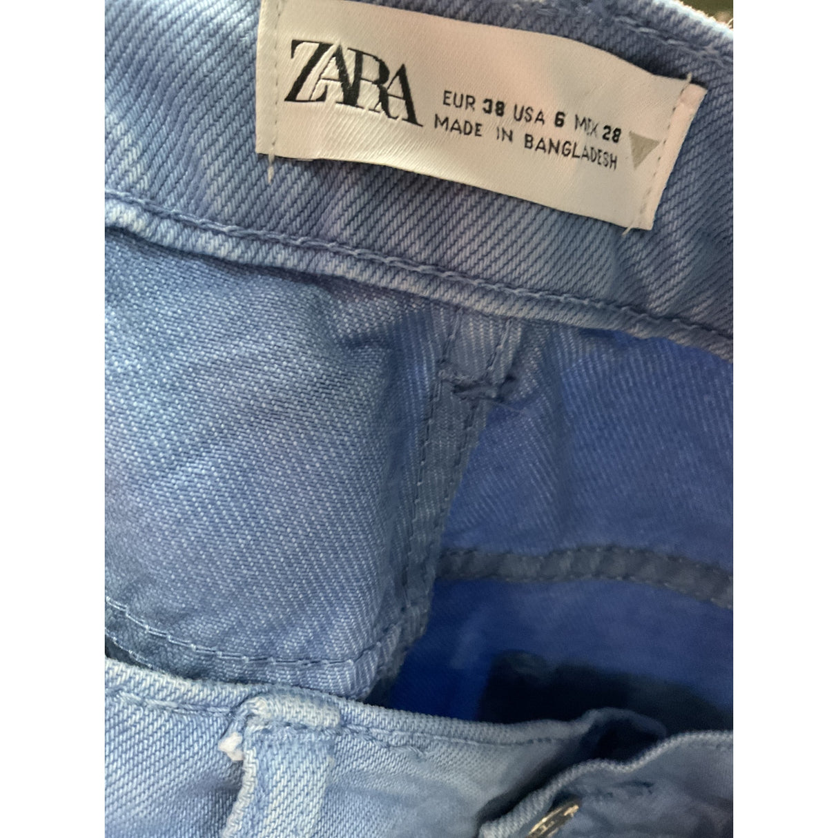 ZARA Blue Ankle Jeans Size 6 - Women's Clothing