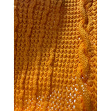 ZARA Orange Crochet Blouse, Women's M