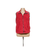 L.L. Bean Women's Red Fleece Vest Size L