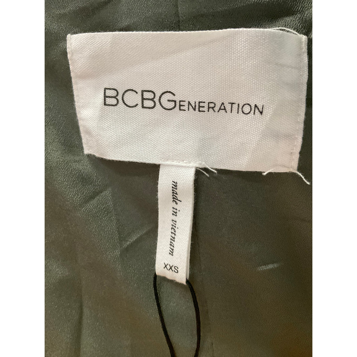 BCBGeneration Green Vest Sweater - Women's XXS