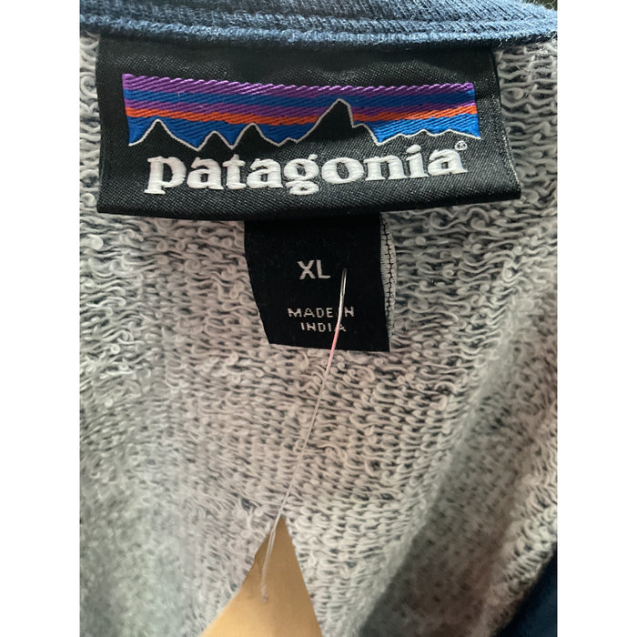 Patagonia Men's Blue Cotton Pullover Sweater - XL