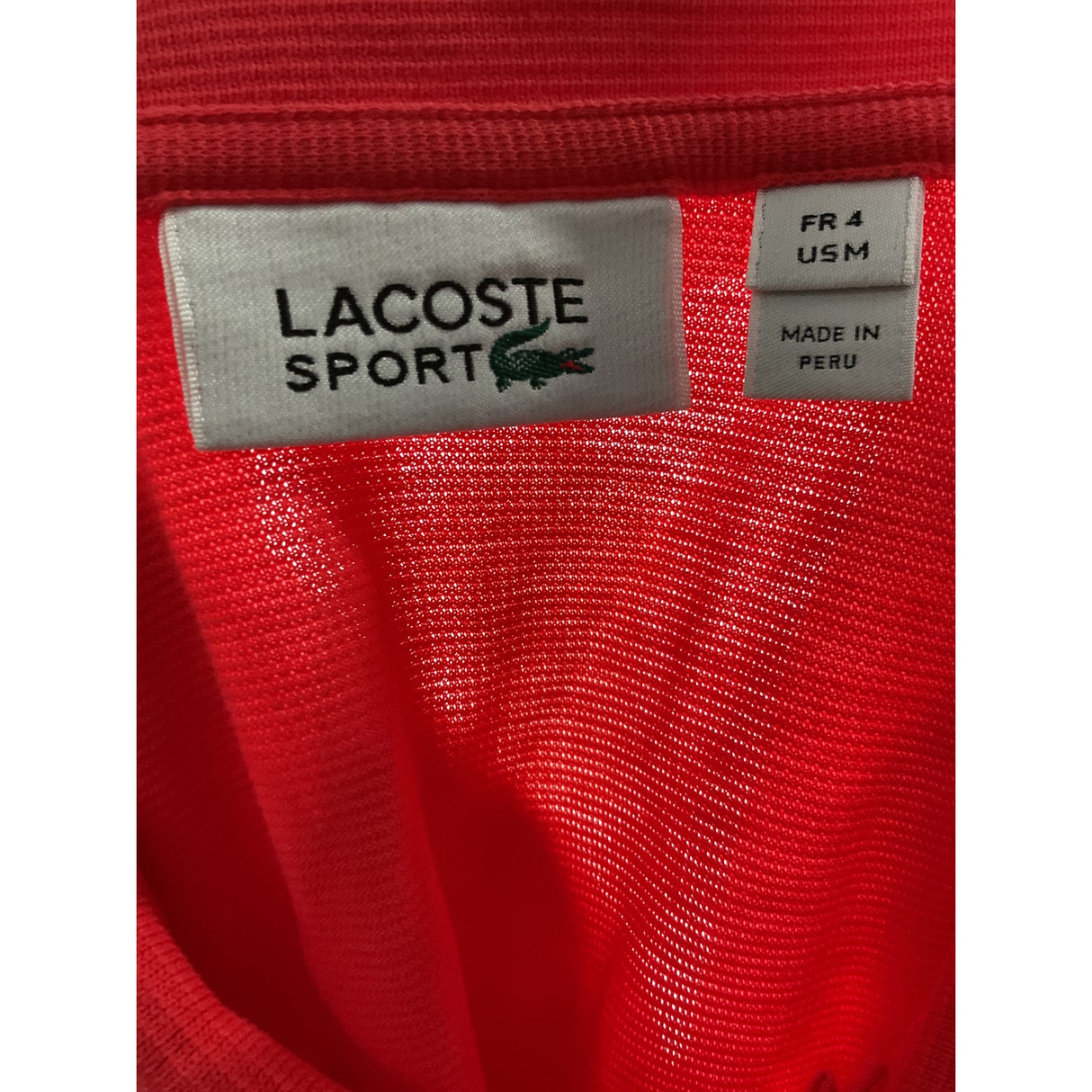 Lacoste Men's Pink Polo Shirt