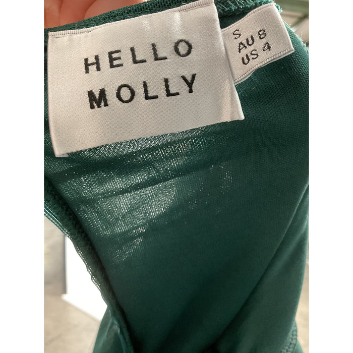 Hello Molly Women's Short Bodycon Dress - Green (Size S)