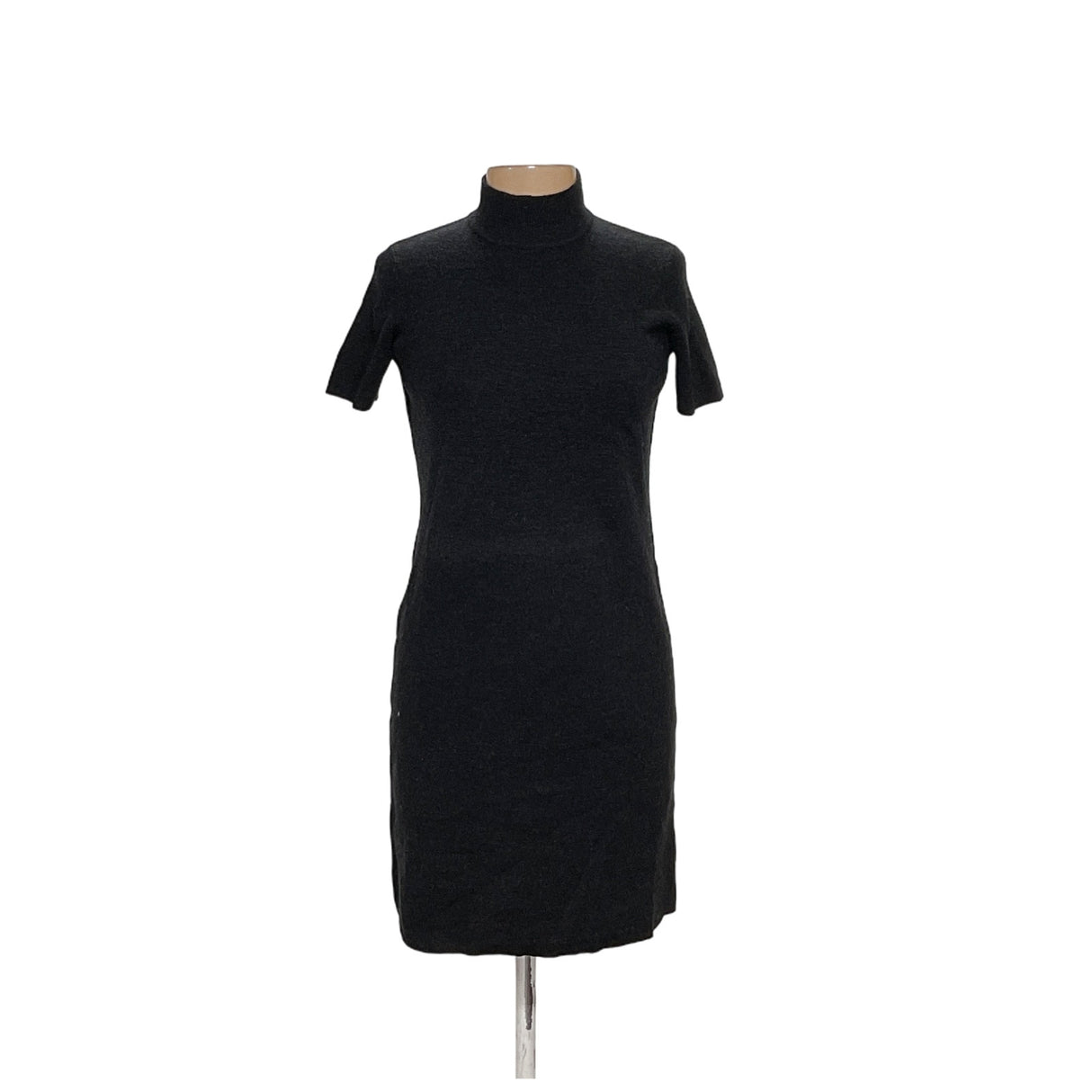 Talbots Black S Shift Midi Dress