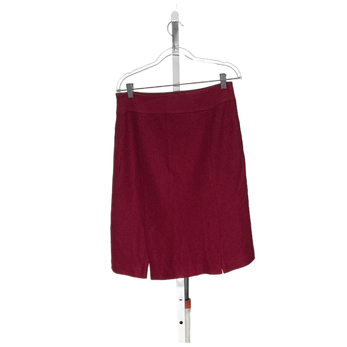 Banana Republic Red Wool Midi Skirt - Size 8