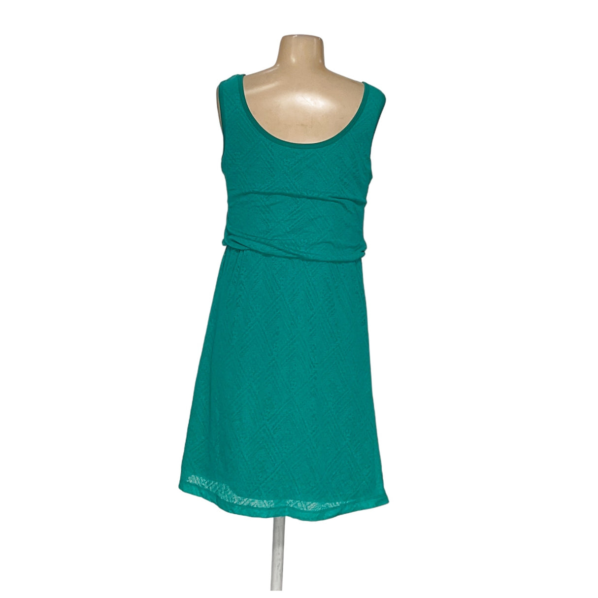 Prana Green Blouson Midi Dress